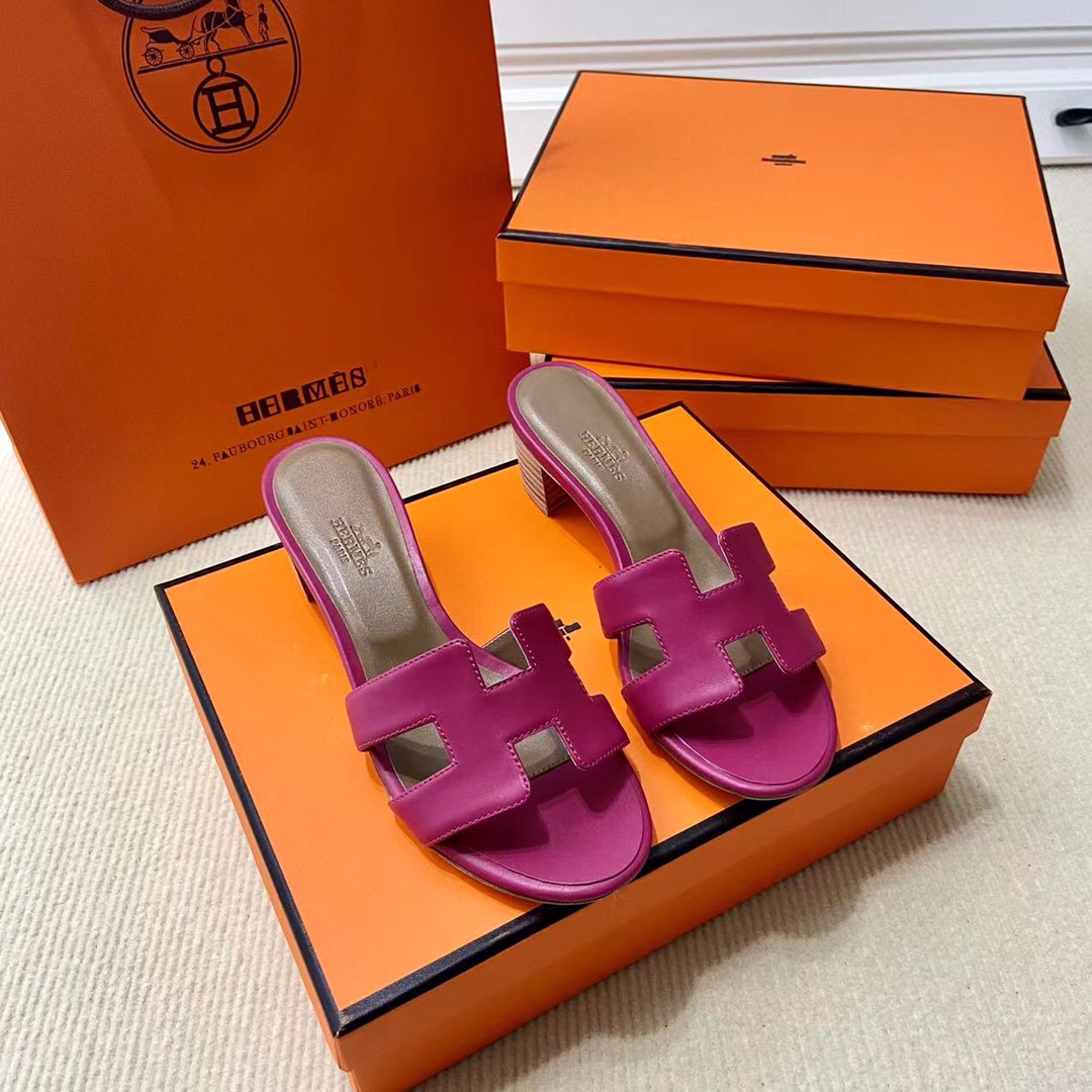 에르메스 올수공 오아시스 슬리퍼 샌들 스위프트 35